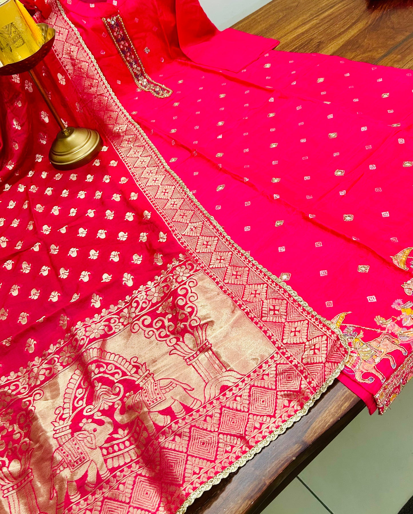 Doli Karvaan with Banarasi Dupatta Suit Set