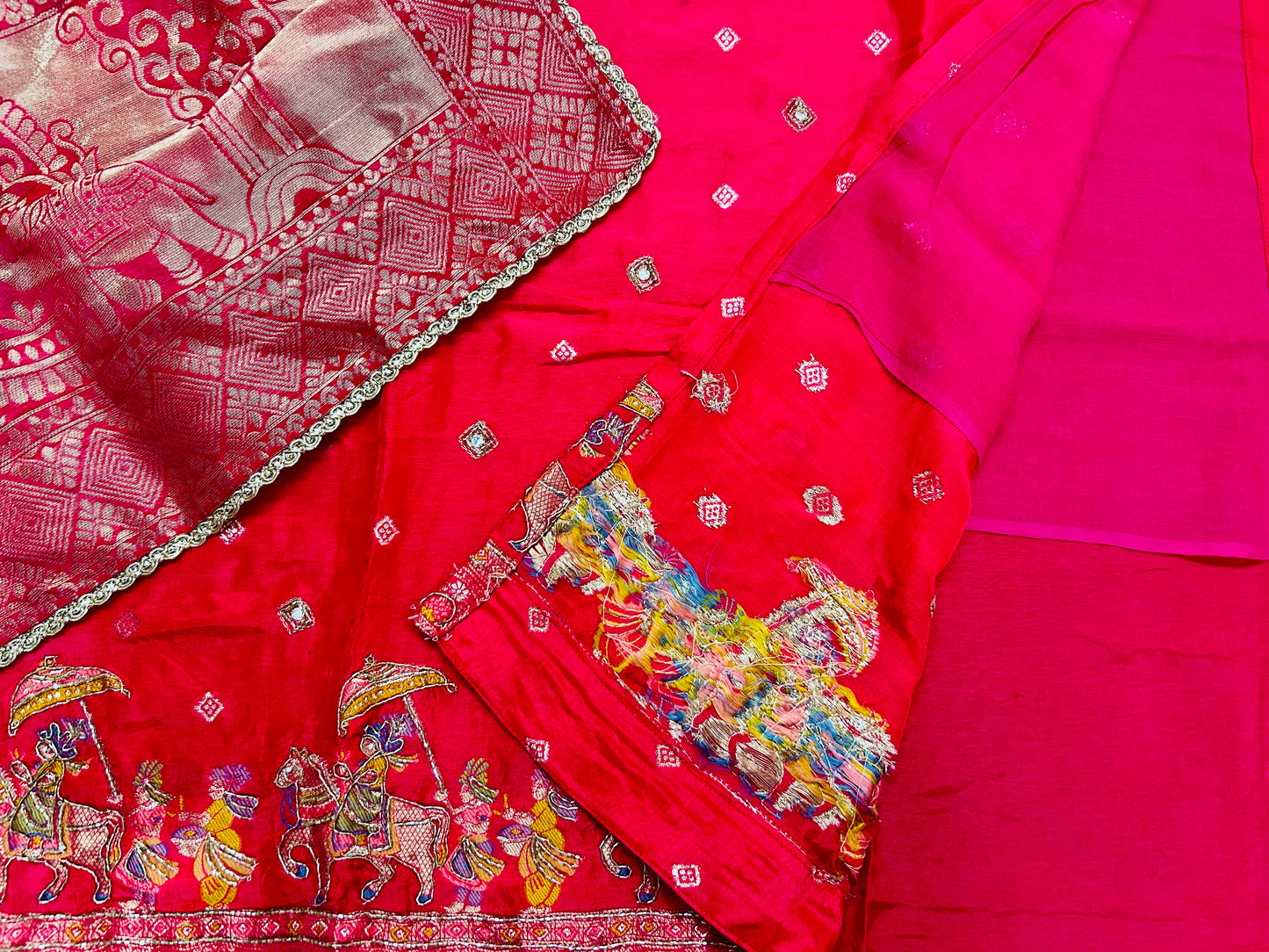 Doli Karvaan with Banarasi Dupatta Suit Set