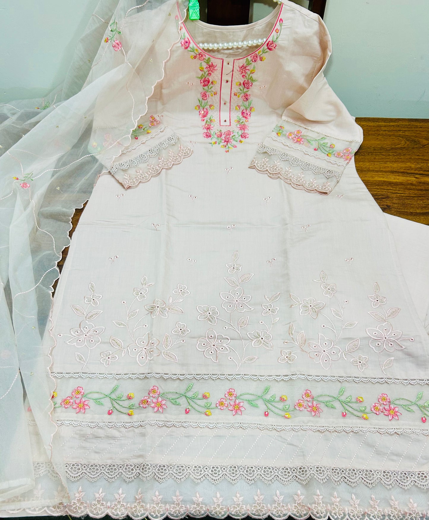 Gul- Soft pink haze Plus Size Suit Set