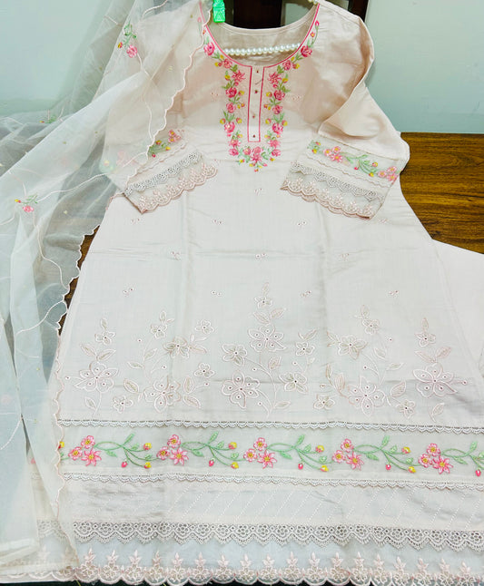 Gul- Soft pink haze Plus Size Suit Set