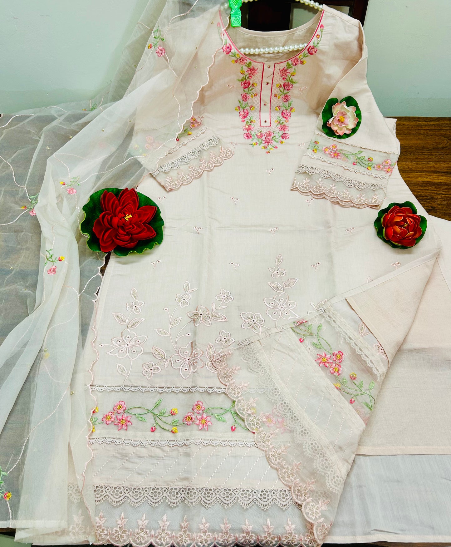Gul- Soft pink haze Plus Size Suit Set