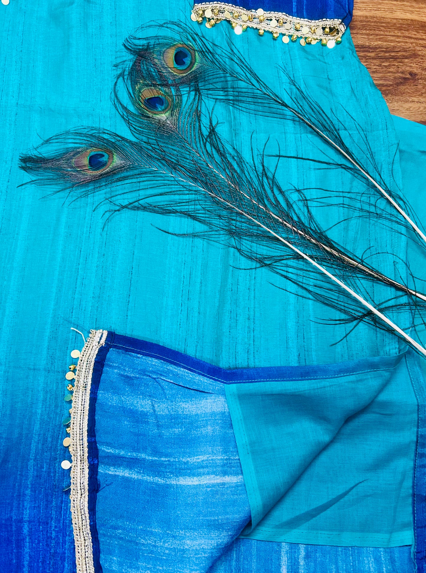 Mayuri- Peacock Paradise Plus Size Suit Set