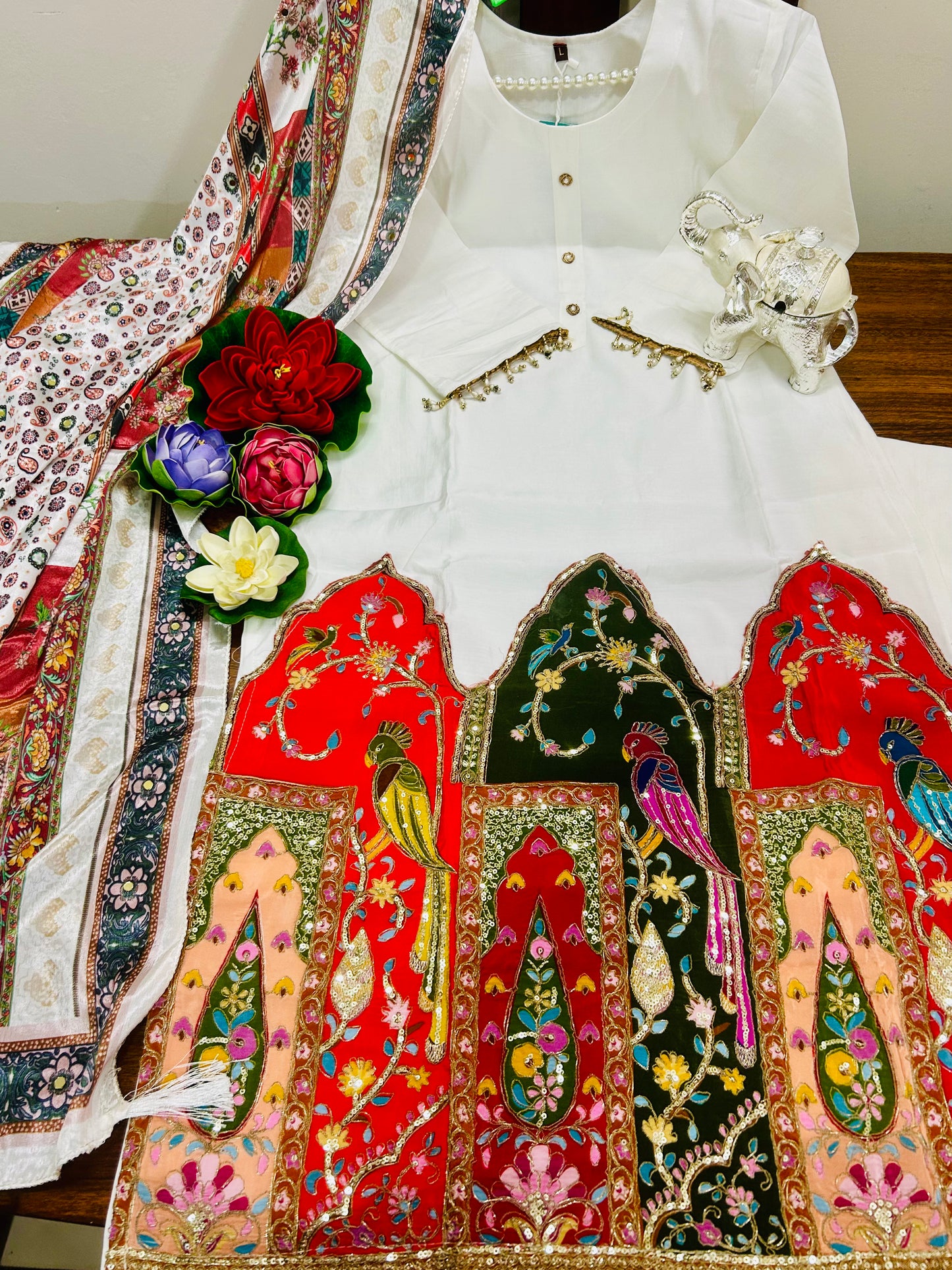 Bai Sa- Rajasthani patchwork Suit Set