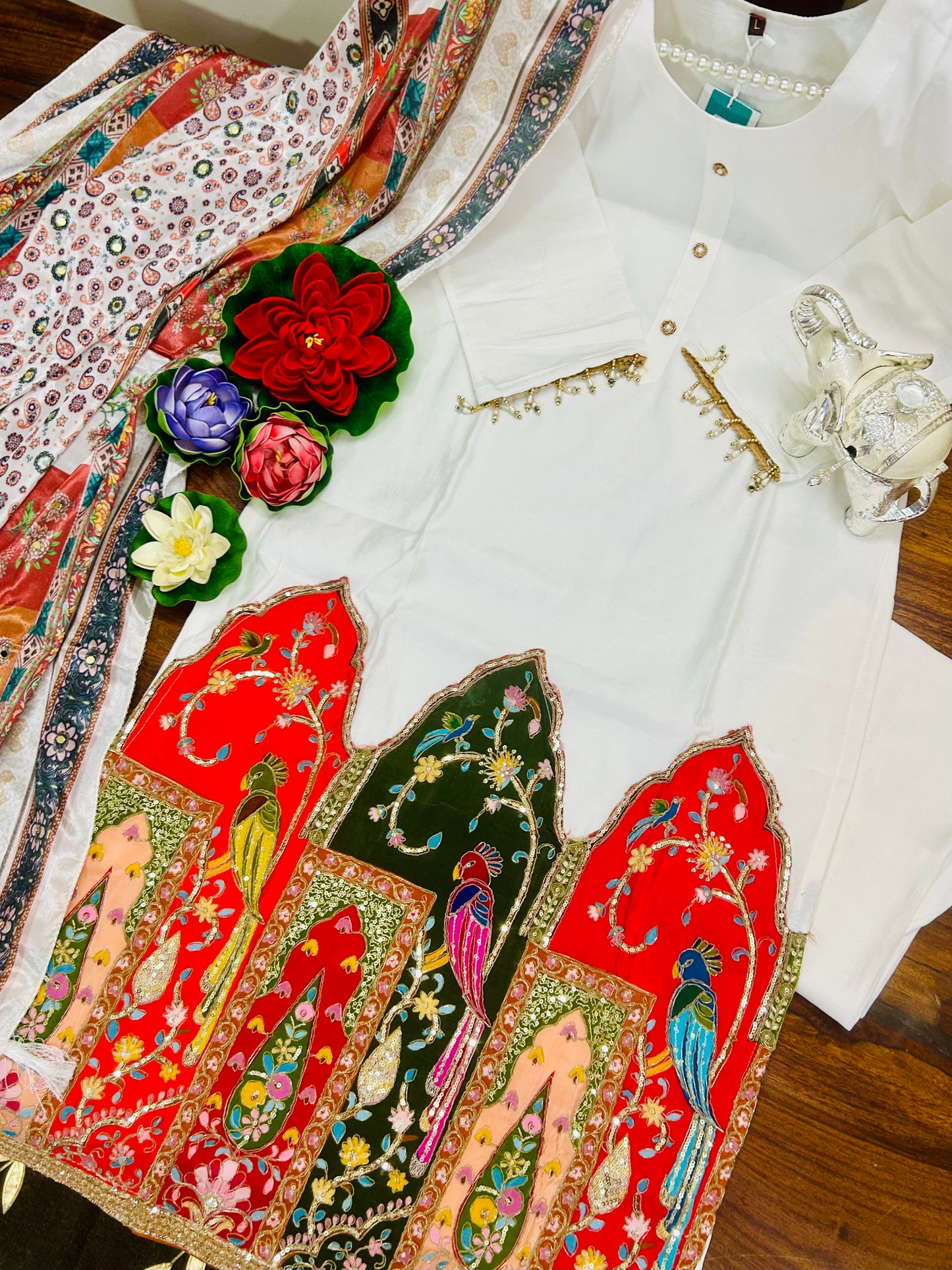 Bai Sa- Rajasthani patchwork Suit Set