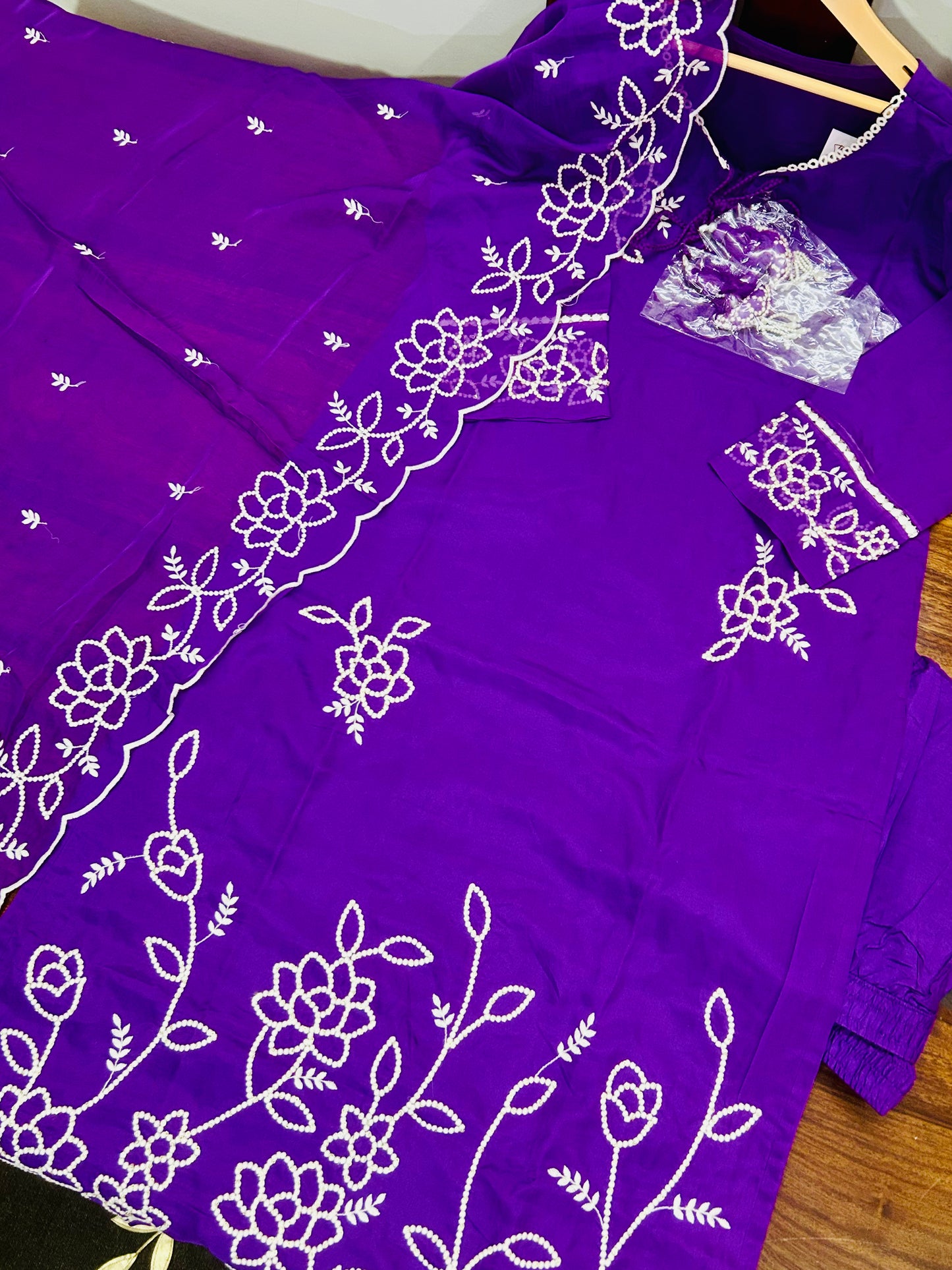 Nandini- Deep Violet Suit Set
