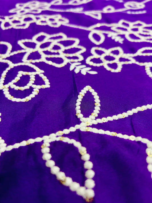 Nandini- Deep Violet Suit Set