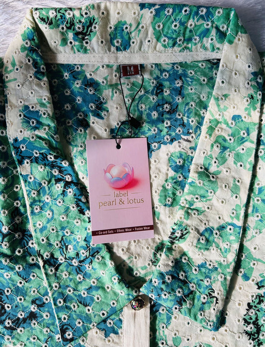 Schiffli Garden- Co-ord Set