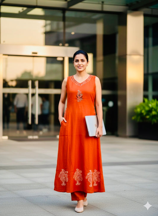Saheli- Minimalistic Suit Set