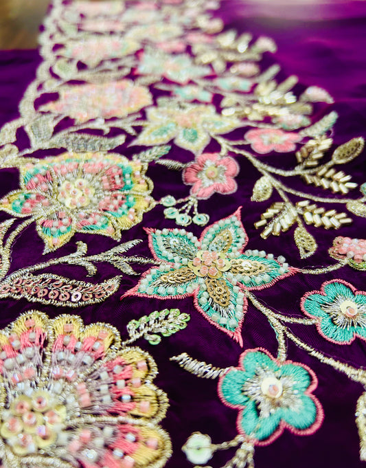 Shahi Rutt- Royal Purple Co-ord Set