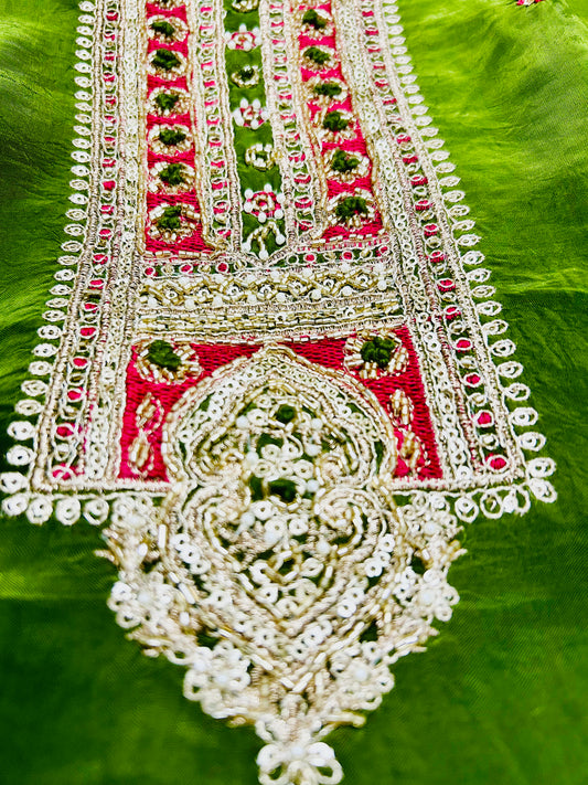 Ambi- Green Farshi Suit Set